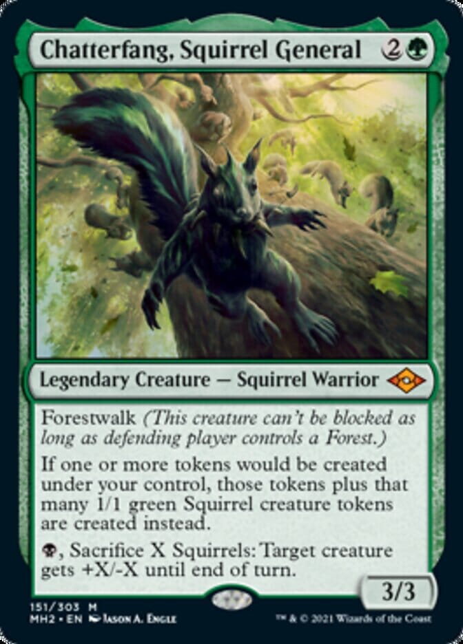 Chatterfang, Squirrel General [Modern Horizons 2] MTG Single Magic: The Gathering  | Multizone: Comics And Games