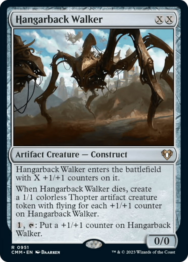 Hangarback Walker [Commander Masters] MTG Single Magic: The Gathering  | Multizone: Comics And Games