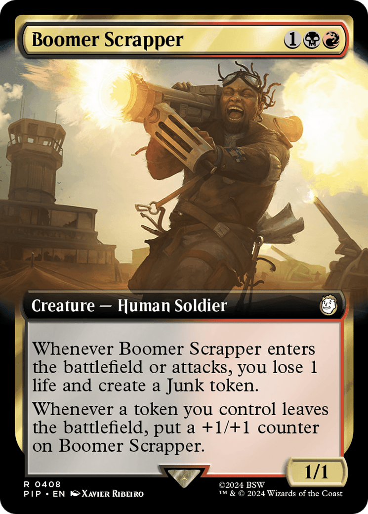 Boomer Scrapper (Extended Art) [Fallout] MTG Single Magic: The Gathering  | Multizone: Comics And Games