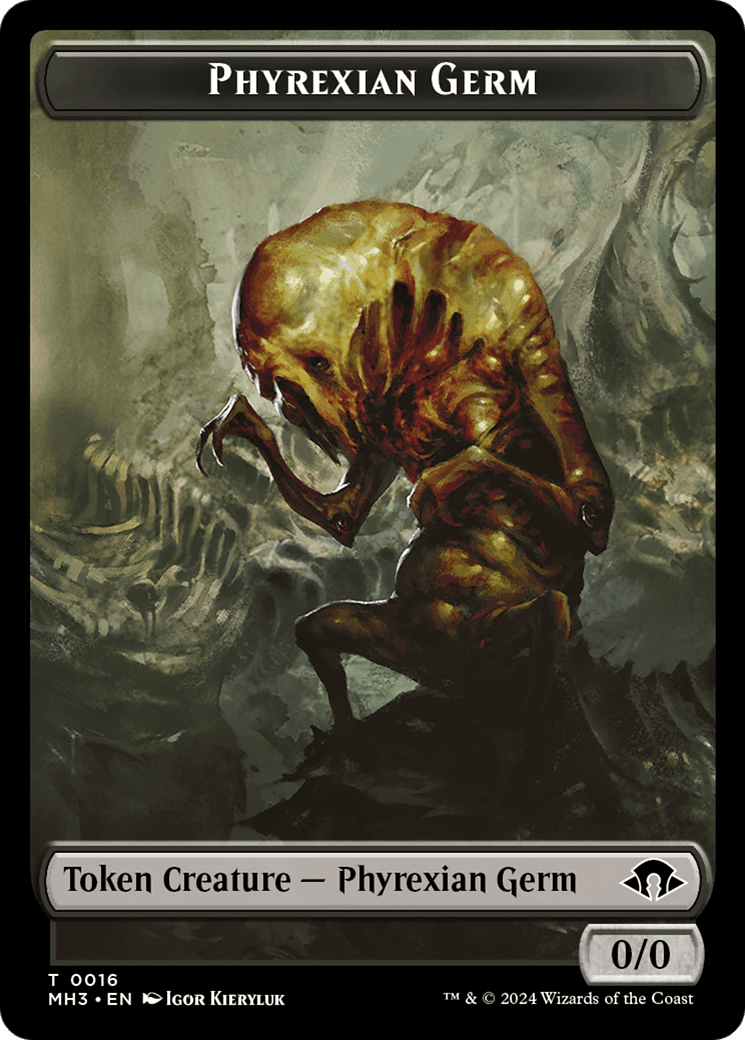Phyrexian Germ // Rat Double-Sided Token [Modern Horizons 3 Tokens] MTG Single Magic: The Gathering  | Multizone: Comics And Games