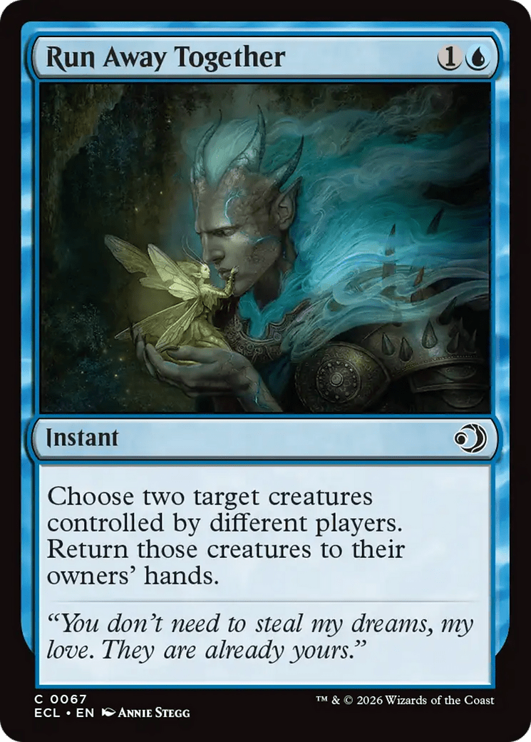 Run Away Together [Lorwyn Eclipsed] MTG Single Magic: The Gathering  | Multizone: Comics And Games