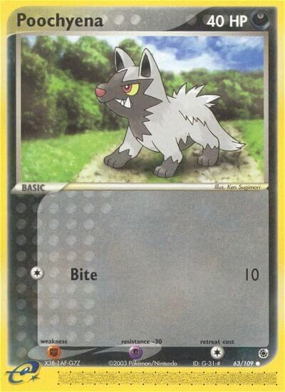 Poochyena (63/109) [EX: Ruby & Sapphire] Pokemon Single Pokémon  | Multizone: Comics And Games