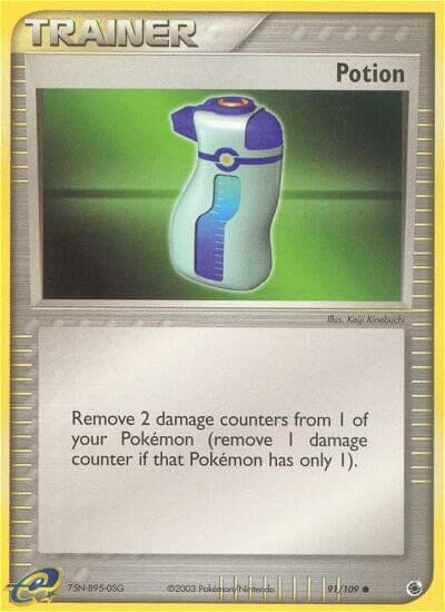 Potion (91/109) [EX: Ruby & Sapphire] Pokemon Single Pokémon  | Multizone: Comics And Games