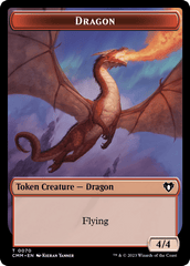 Dragon // Kor Ally Double-Sided Token [Commander Masters Tokens] MTG Single Magic: The Gathering  | Multizone: Comics And Games