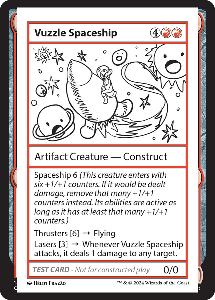 Vuzzle Spaceship [Mystery Booster 2 Playtest Cards] MTG Single Magic: The Gathering  | Multizone: Comics And Games