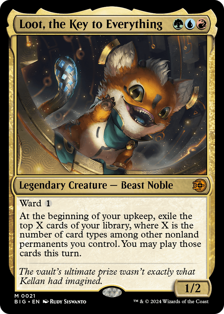 Loot, the Key to Everything [Outlaws of Thunder Junction: The Big Score] MTG Single Magic: The Gathering  | Multizone: Comics And Games