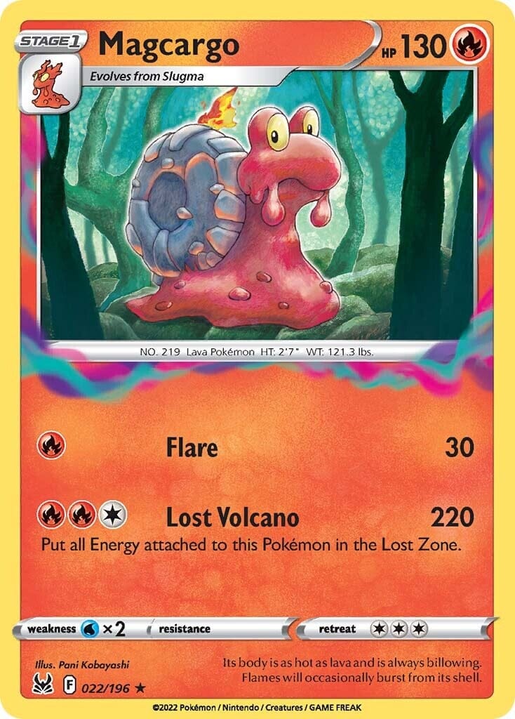 Magcargo (022/196) [Sword & Shield: Lost Origin] Pokemon Single Pokémon  | Multizone: Comics And Games
