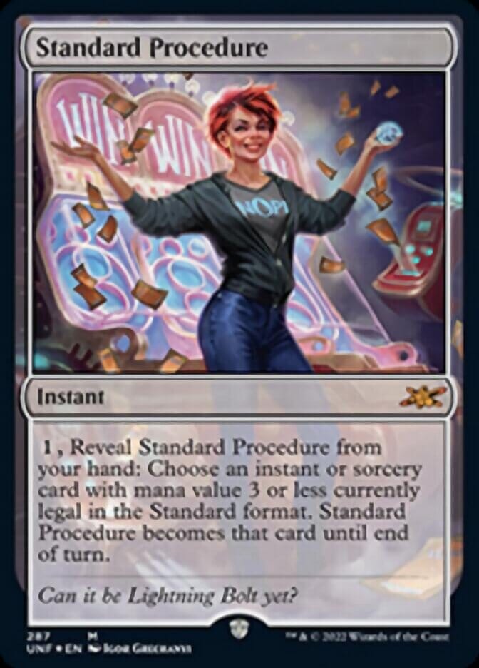 Standard Procedure (Galaxy Foil) [Unfinity] MTG Single Magic: The Gathering  | Multizone: Comics And Games