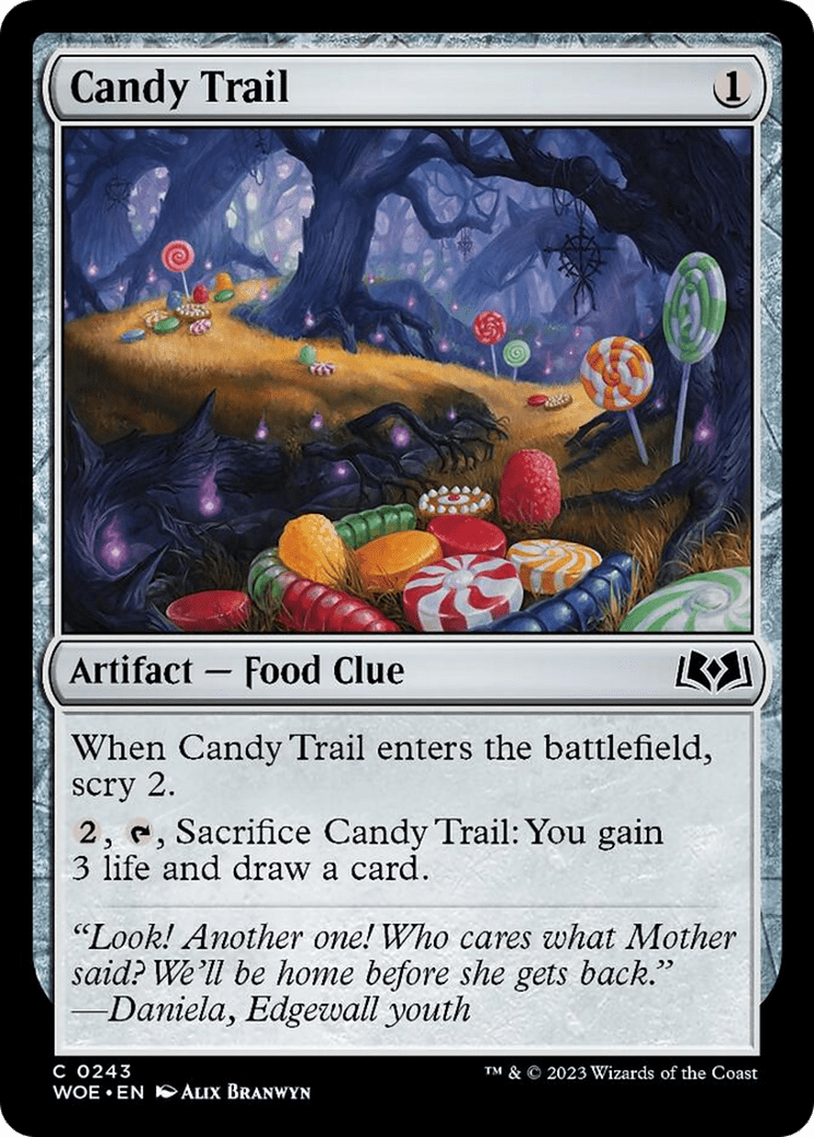 Candy Trail [Wilds of Eldraine] MTG Single Magic: The Gathering  | Multizone: Comics And Games