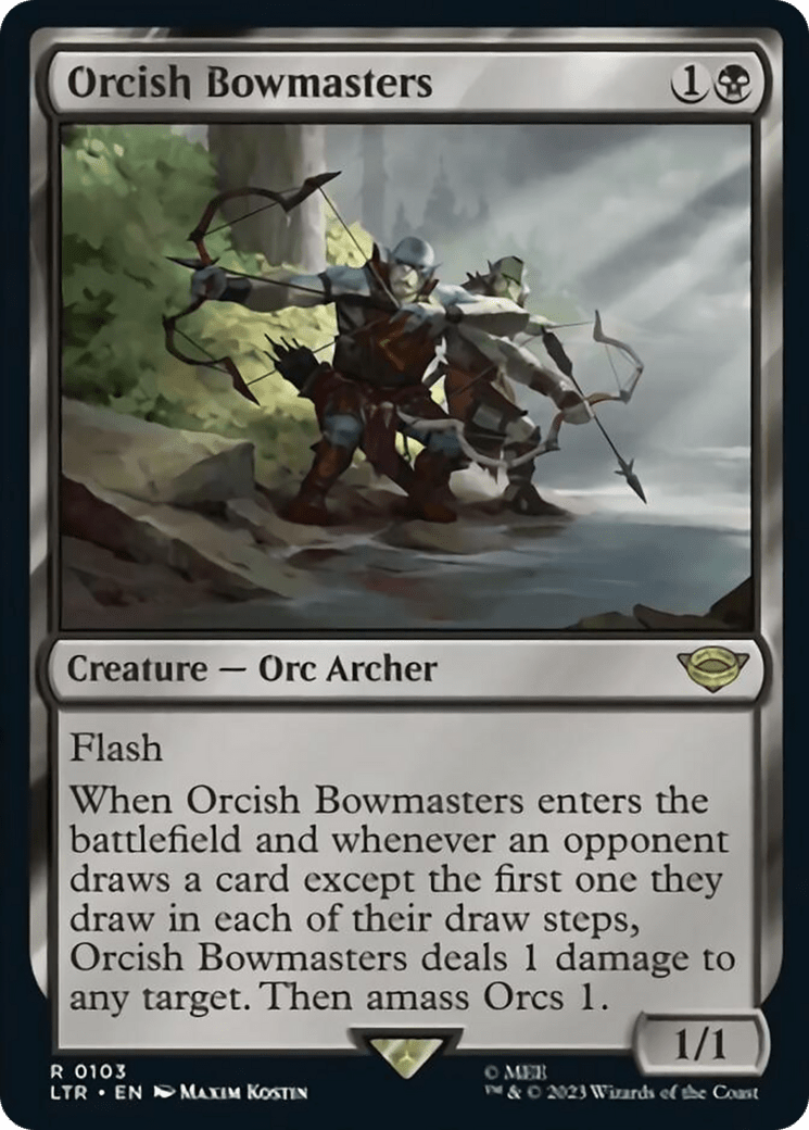 Orcish Bowmasters [The Lord of the Rings: Tales of Middle-Earth] MTG Single Magic: The Gathering  | Multizone: Comics And Games