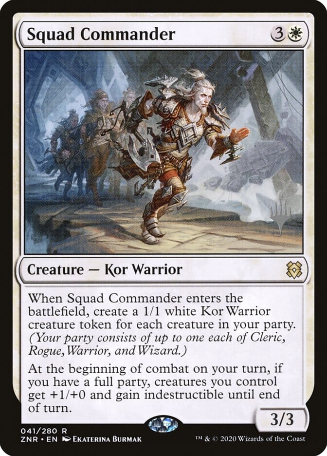 Squad Commander (Promo Pack) [Zendikar Rising Promos] MTG Single Magic: The Gathering  | Multizone: Comics And Games