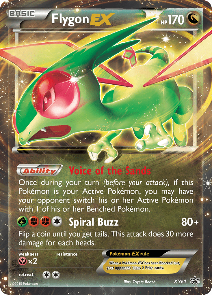 Flygon EX (XY61) [XY: Black Star Promos] Pokemon Single Pokémon  | Multizone: Comics And Games