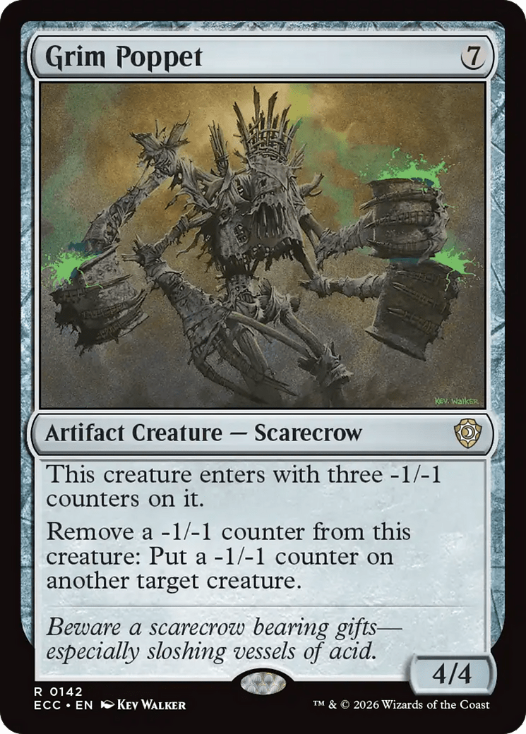 Grim Poppet [Lorwyn Eclipsed Commander] MTG Single Magic: The Gathering  | Multizone: Comics And Games