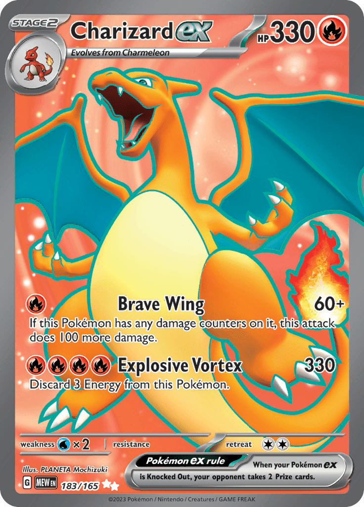 Charizard ex (183/165) [Scarlet & Violet 151] Pokemon Single Pokémon  | Multizone: Comics And Games