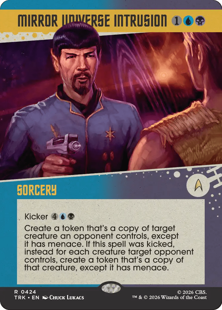 Mirror Universe Intrusion (Showcase) [Star Trek] MTG Single Magic: The Gathering  | Multizone: Comics And Games