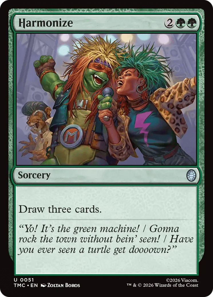 Harmonize [Teenage Mutant Ninja Turtles Commander] MTG Single Magic: The Gathering  | Multizone: Comics And Games