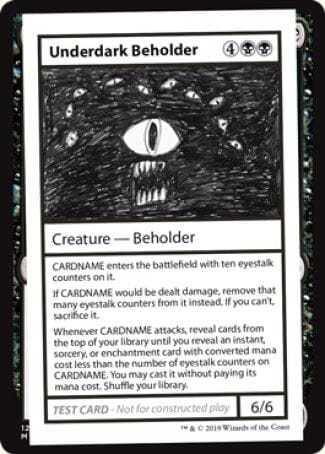 Underdark Beholder (2021 Edition) [Mystery Booster Playtest Cards] MTG Single Magic: The Gathering  | Multizone: Comics And Games