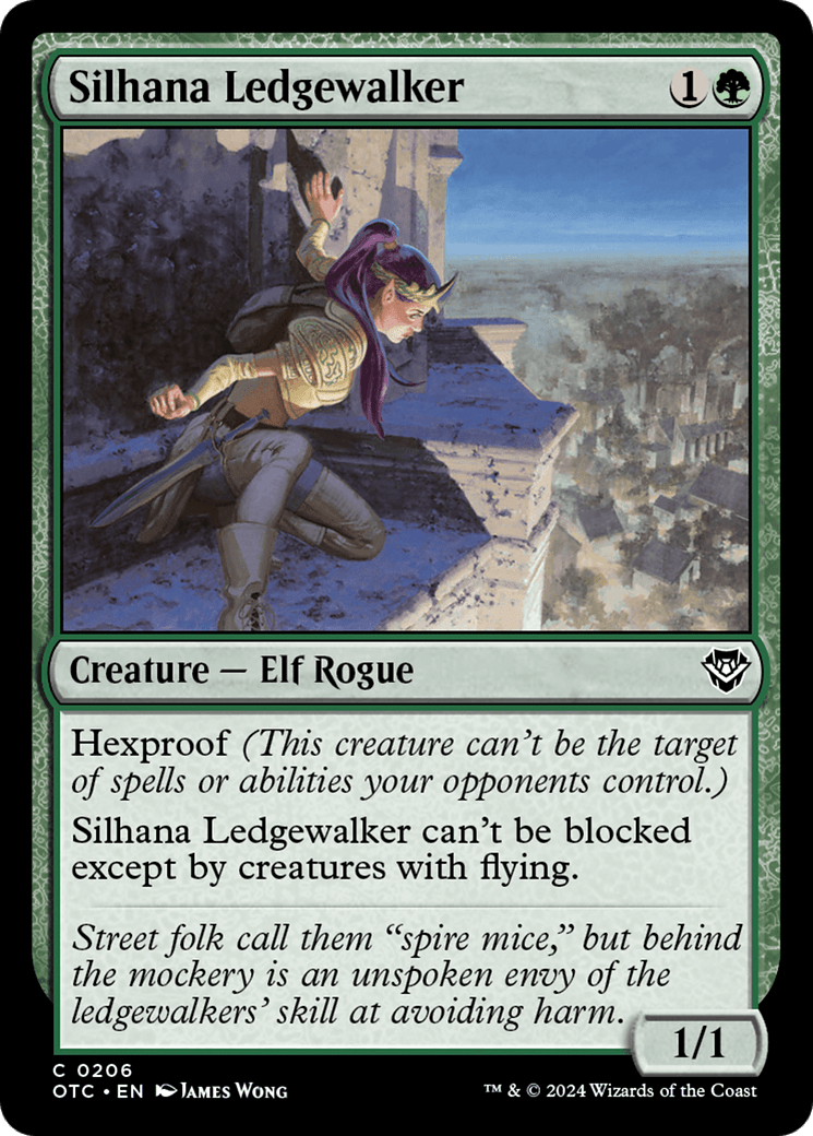 Silhana Ledgewalker [Outlaws of Thunder Junction Commander] MTG Single Magic: The Gathering  | Multizone: Comics And Games