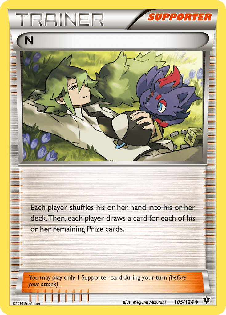 N (105/124) [XY: Fates Collide] Pokemon Single Pokémon  | Multizone: Comics And Games