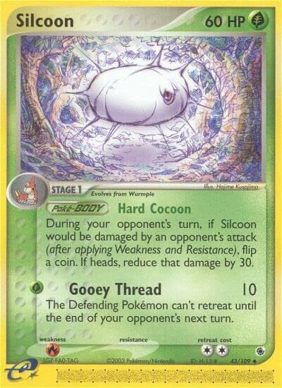 Silcoon (43/109) [EX: Ruby & Sapphire] Pokemon Single Pokémon  | Multizone: Comics And Games
