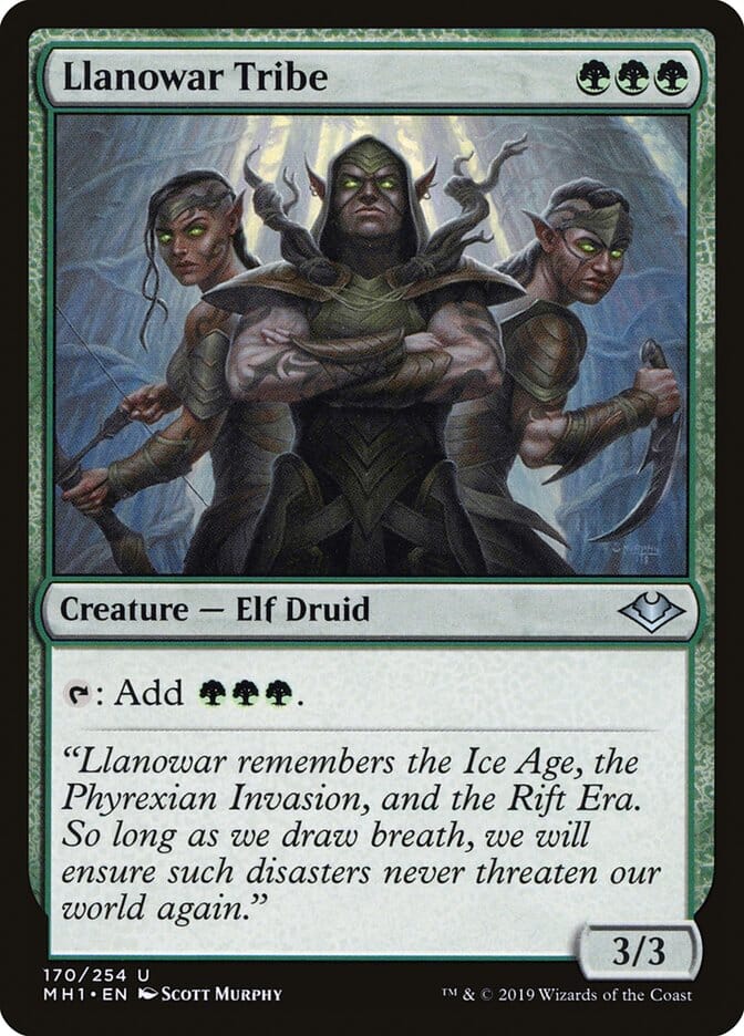 Llanowar Tribe [Modern Horizons] MTG Single Magic: The Gathering  | Multizone: Comics And Games