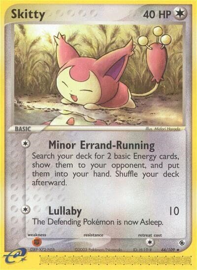 Skitty (44/109) [EX: Ruby & Sapphire] Pokemon Single Pokémon  | Multizone: Comics And Games