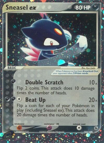 Sneasel ex (103/109) [EX: Ruby & Sapphire] Pokemon Single Pokémon  | Multizone: Comics And Games