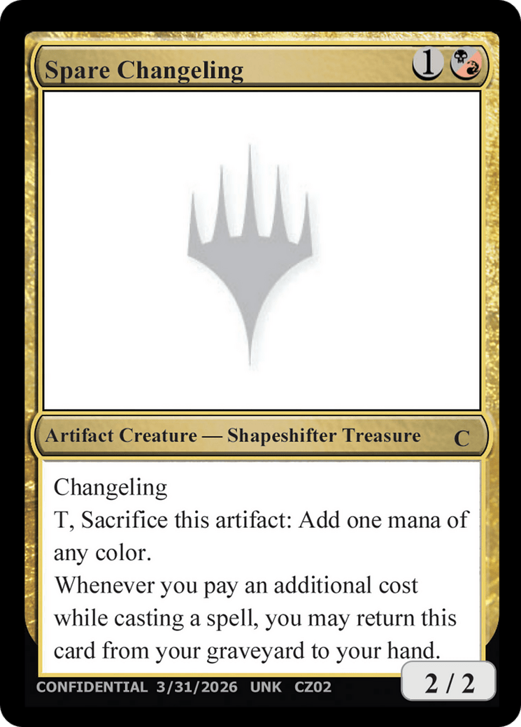 Spare Changeling [Unknown Event] MTG Single Magic: The Gathering  | Multizone: Comics And Games