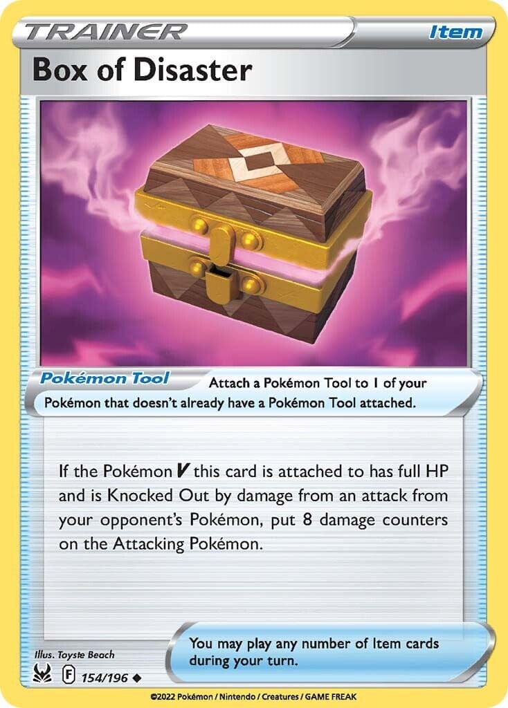 Box of Disaster (154/196) [Sword & Shield: Lost Origin] Pokemon Single Pokémon  | Multizone: Comics And Games