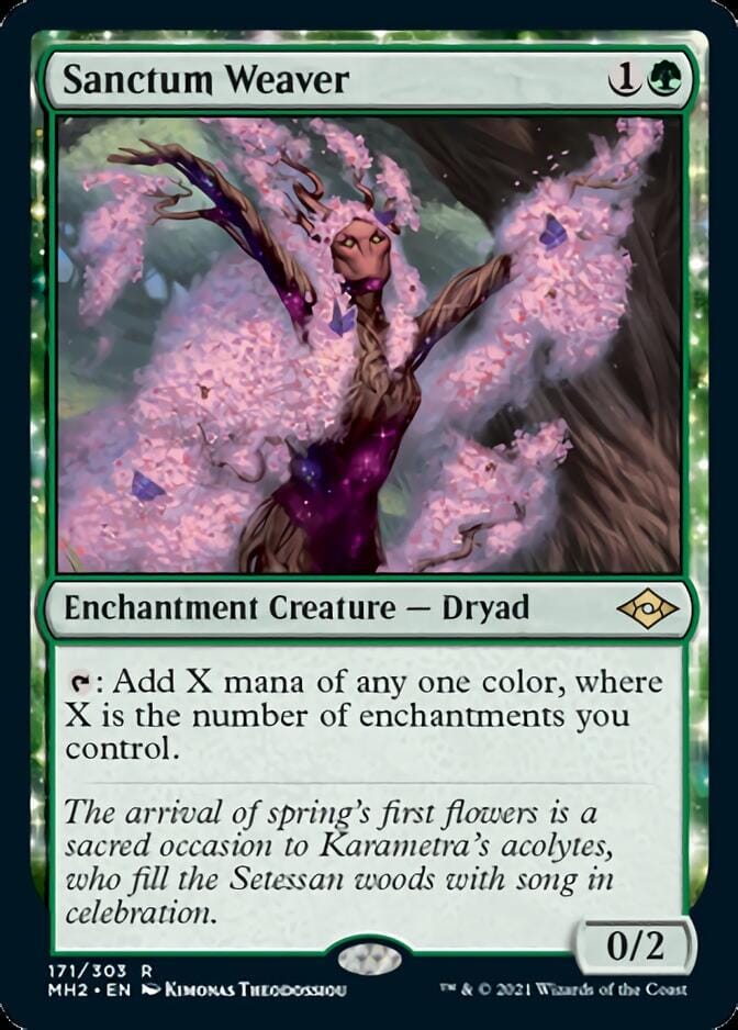 Sanctum Weaver [Modern Horizons 2] MTG Single Magic: The Gathering  | Multizone: Comics And Games