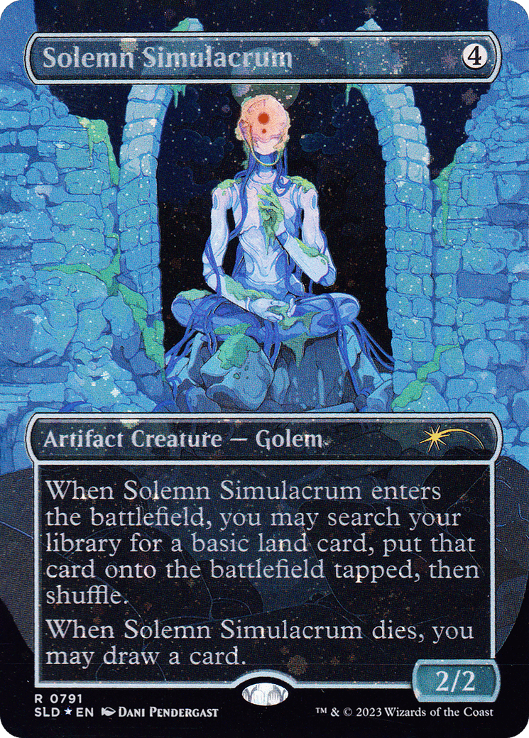 Solemn Simulacrum (1725) (Rainbow Foil) [Secret Lair Drop Series] MTG Single Magic: The Gathering  | Multizone: Comics And Games