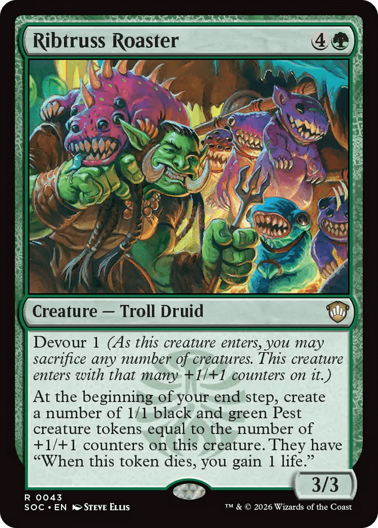 Ribtruss Roaster [Secrets of Strixhaven Commander] MTG Single Magic: The Gathering  | Multizone: Comics And Games