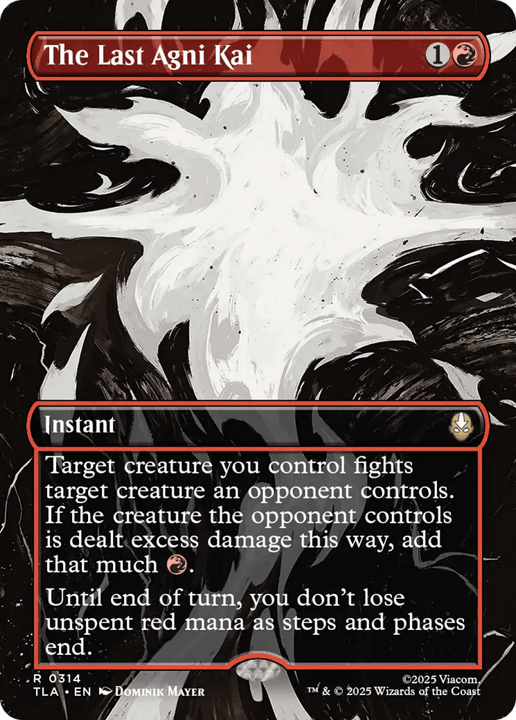 The Last Agni Kai (Borderless) [Avatar: The Last Airbender] MTG Single Magic: The Gathering  | Multizone: Comics And Games