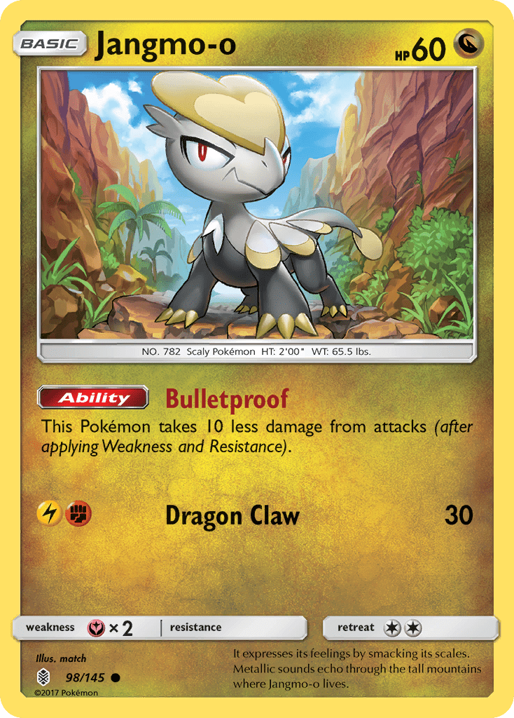 Jangmo-o (98/145) [Sun & Moon: Guardians Rising] Pokemon Single Pokémon  | Multizone: Comics And Games