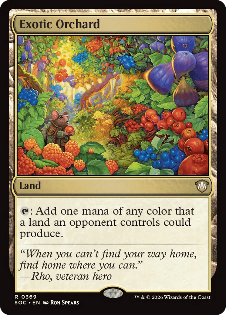 Exotic Orchard [Secrets of Strixhaven Commander] MTG Single Magic: The Gathering  | Multizone: Comics And Games