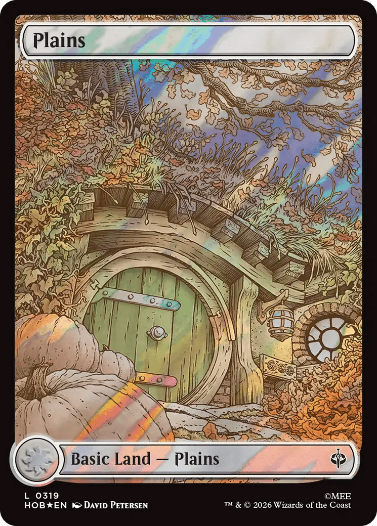 Plains (0319) (Surge Foil) [The Hobbit] MTG Single Magic: The Gathering  | Multizone: Comics And Games