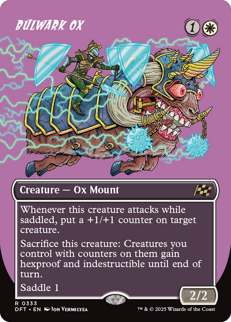 Bulwark Ox (Borderless) [Aetherdrift] MTG Single Magic: The Gathering  | Multizone: Comics And Games