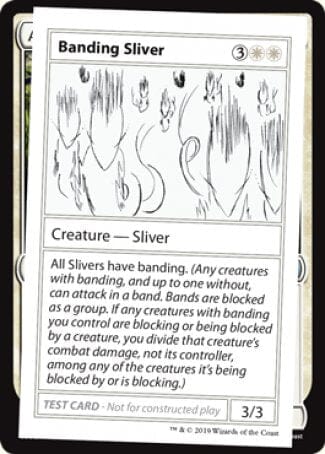 Banding Sliver (2021 Edition) [Mystery Booster Playtest Cards] MTG Single Magic: The Gathering  | Multizone: Comics And Games
