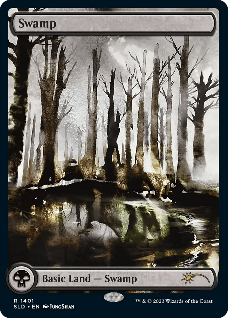 Swamp (1401) [Secret Lair Drop Series] MTG Single Magic: The Gathering  | Multizone: Comics And Games
