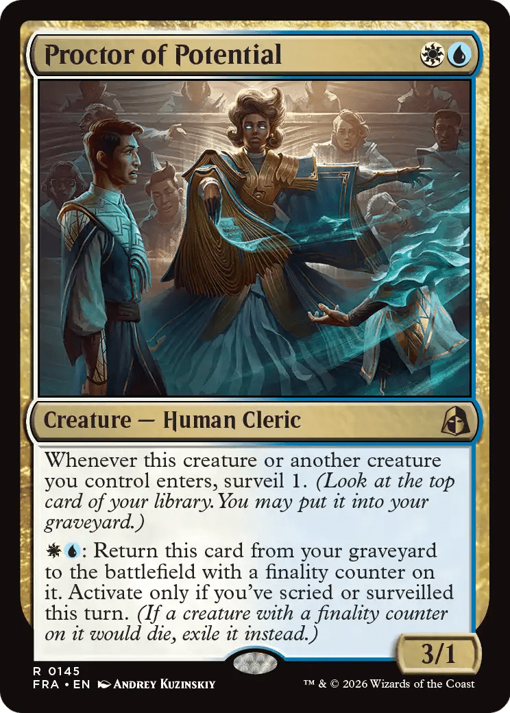 Proctor of Potential [Reality Fracture] MTG Single Magic: The Gathering  | Multizone: Comics And Games
