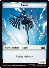 Angel (004) // Vibranium (015) Double-Sided Token [Marvel Super Heroes Commander Tokens] MTG Single Magic: The Gathering  | Multizone: Comics And Games