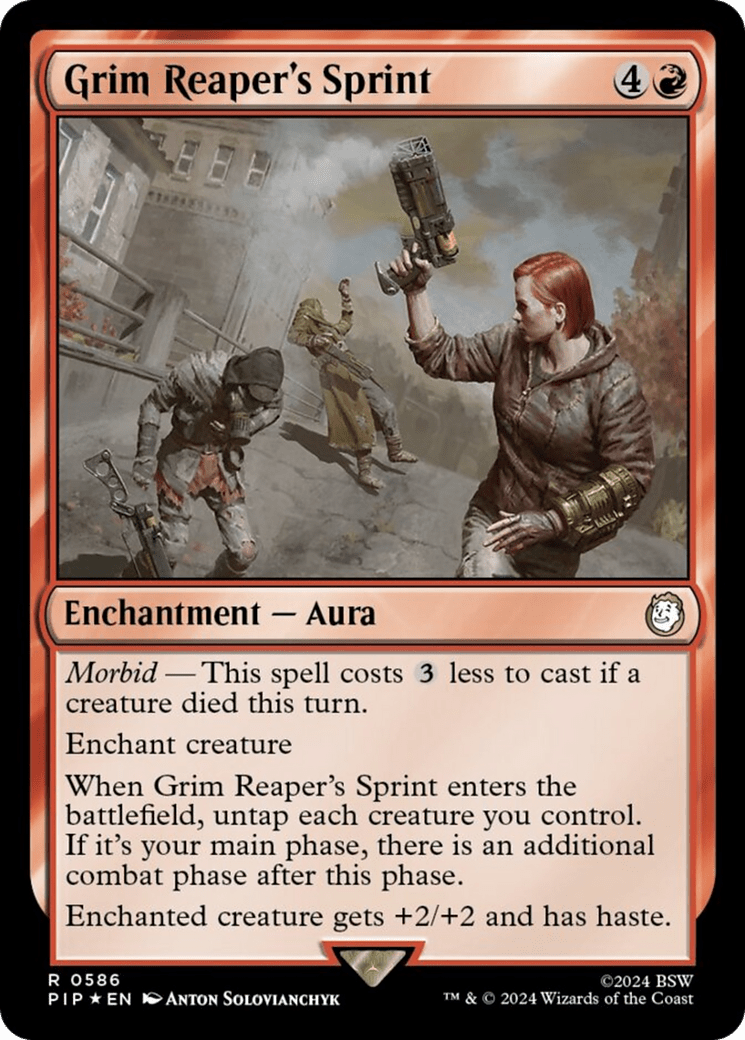 Grim Reaper's Sprint (Surge Foil) [Fallout] MTG Single Magic: The Gathering  | Multizone: Comics And Games