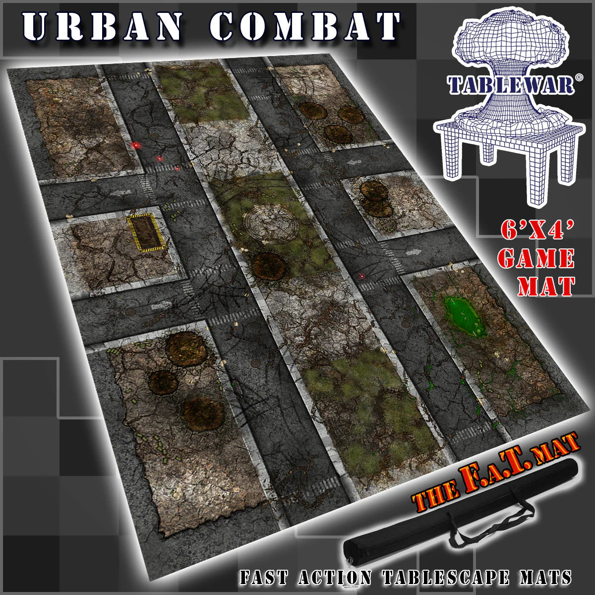 40k Game mats 6'x4' Multizone: Comics And Games City 1  | Multizone: Comics And Games