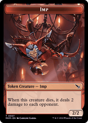 Thopter (0020) // Imp Double-Sided Token [Murders at Karlov Manor Tokens] MTG Single Magic: The Gathering  | Multizone: Comics And Games