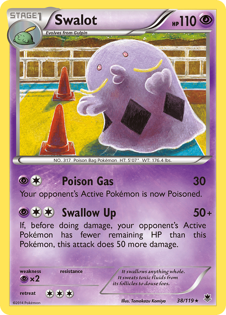 Swalot (38/119) [XY: Phantom Forces] Pokemon Single Pokémon  | Multizone: Comics And Games