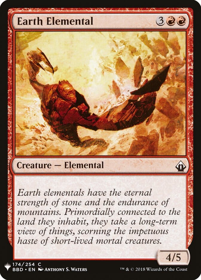 Earth Elemental [Mystery Booster] MTG Single Magic: The Gathering  | Multizone: Comics And Games