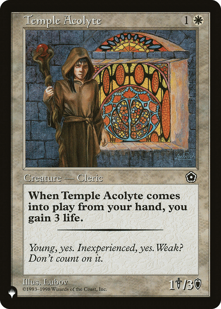 Temple Acolyte [The List] MTG Single Magic: The Gathering  | Multizone: Comics And Games