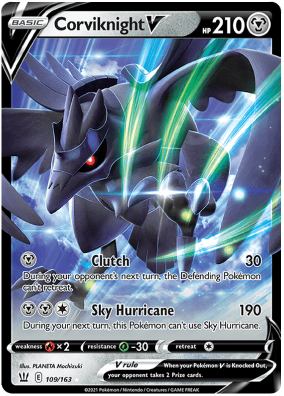 Corviknight V (109/163) [Sword & Shield: Battle Styles] Pokemon Single Pokémon  | Multizone: Comics And Games