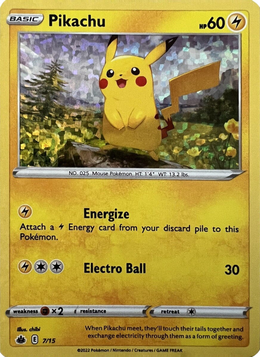 Pikachu (7/15) [McDonald's Promos: Match Battle] Pokemon Single Pokémon  | Multizone: Comics And Games