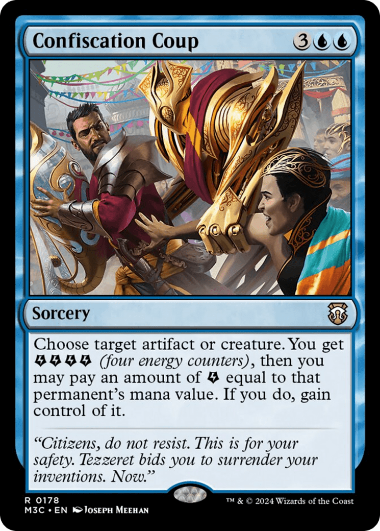 Confiscation Coup [Modern Horizons 3 Commander] MTG Single Magic: The Gathering  | Multizone: Comics And Games